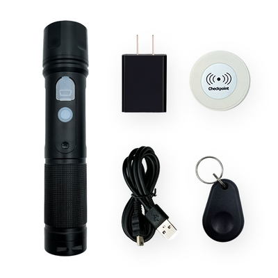Night Patrol Management System Security Software LED Audio Vibration Cue Wand 170g